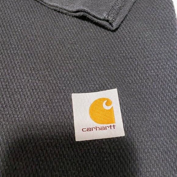 Carhartt Force Black Worn-in Long Sleeve Textured Shirt - Picture 2 of 3
